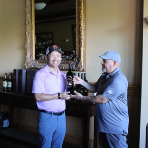 Brayton Purcell en el evento de golf