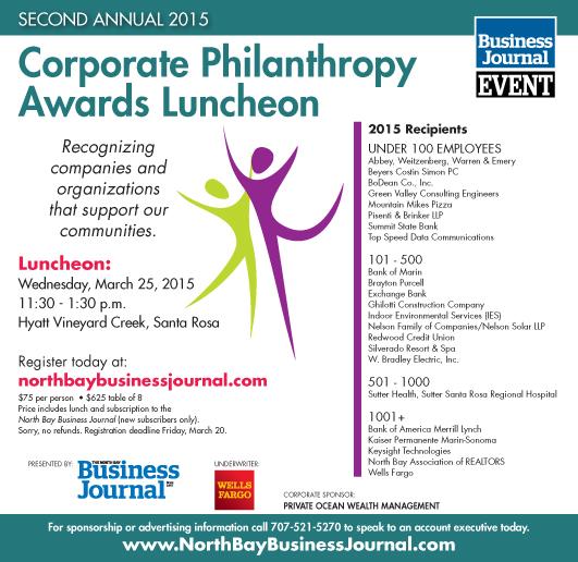 almuerzo de premios de filantropía corporativa