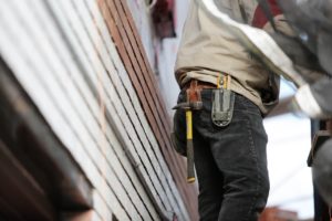 man working in construction