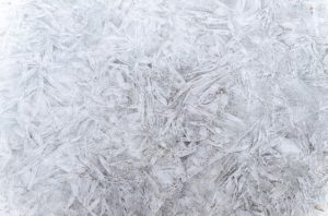 cristales de hielo congelados