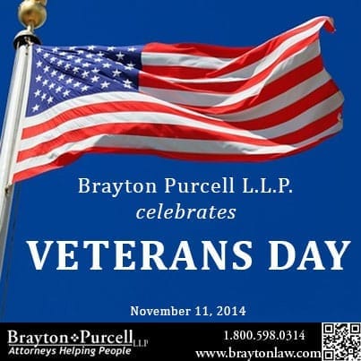 브레이튼 퍼셀(Brayton Purcell), 재향군인의 날 기념
