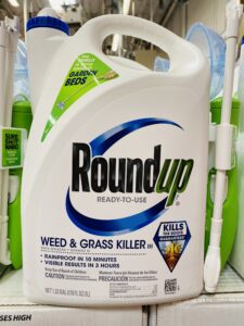 roundup bottle in a store