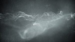 abstract dust on gray background