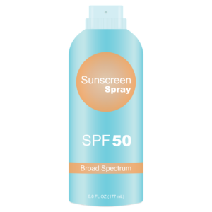 sunscreen spray bottle