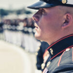 marines lined up - camp lejeune water contamination lawsuit