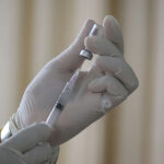 mesothelioma cancer vaccine being loaded into a syringe