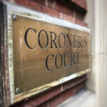 coroners court sign